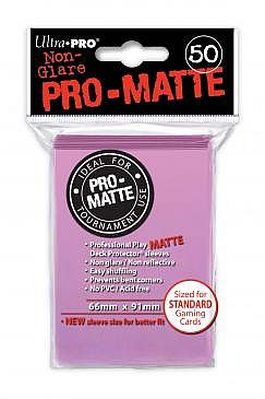 50 Lommer  Ultra Pro Pro-matte: Pink  Lyser 195 184 De     195 184   Kvalitet  Non-glare Professional Sleeves  84185