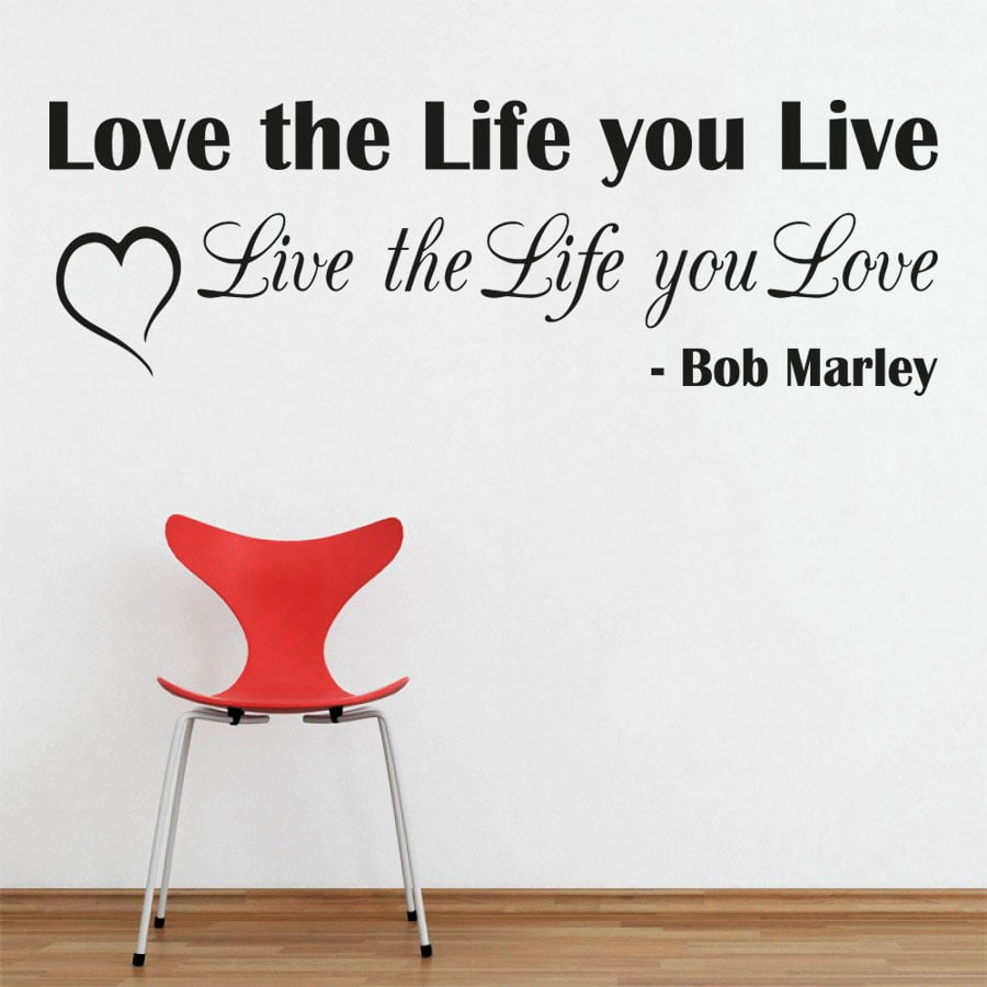 Love The Life Wallsticker