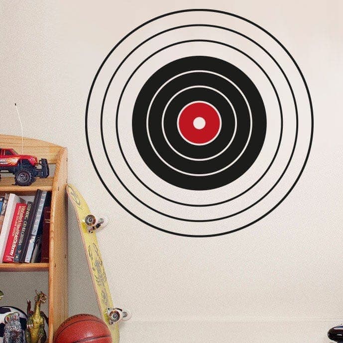 Målskive Wallsticker