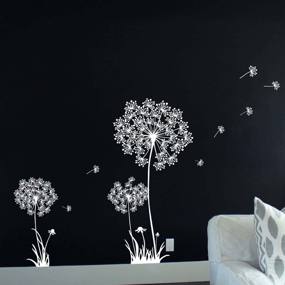 Mælkebøtter Samlet Wallsticker