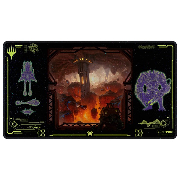 Magic Spillem 195 165 Tte  Playmat  Holofoil Edge Of Eternities: Red Mythic Ultra Pro  38886