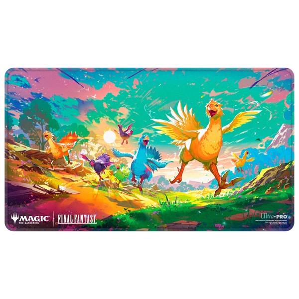 Magic Spillem 195 165 Tte  Playmat  Holofoil Final Fantasy Chocobo Bundle Key Art Ultra Pro  38498