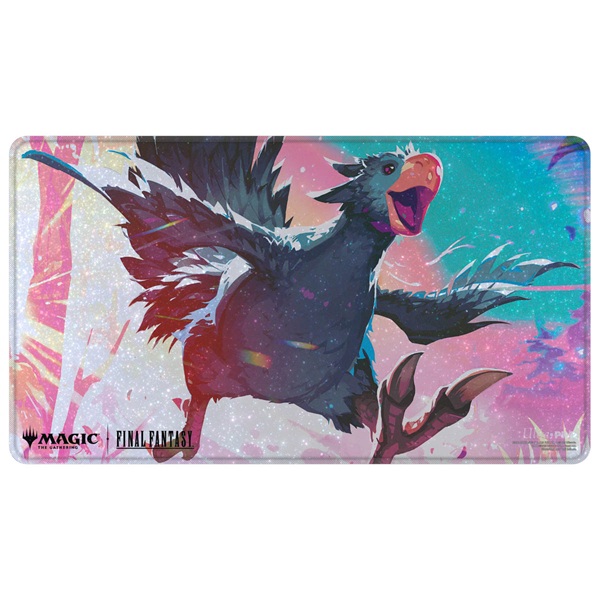 Magic Spillem 195 165 Tte  Playmat  Premium Holofoil Universes Beyond: Final Fantasy: Traveling Chocobo  Black  Ultra Pro  38762