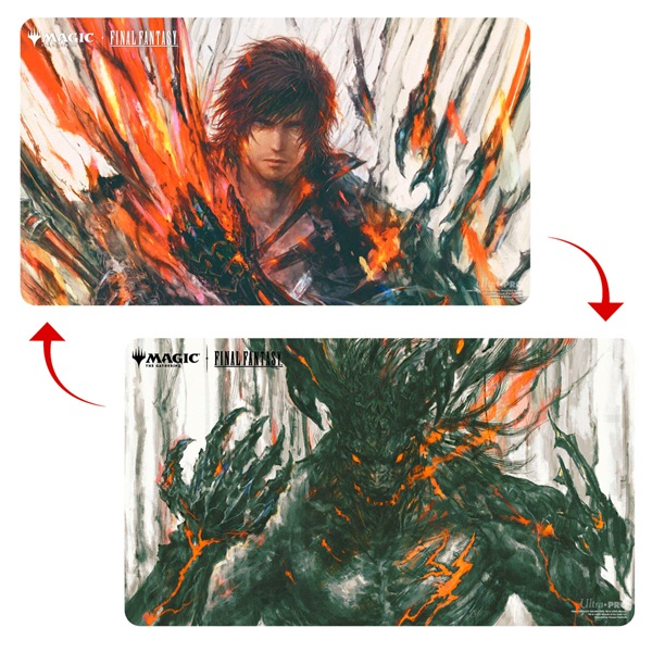 Magic  -sidet Spillem 195 165 Tte Premium  Double-sided Playmat  Universes Beyond: Final Fantasy: Clive   Ifrit Ultra Pro  38759
