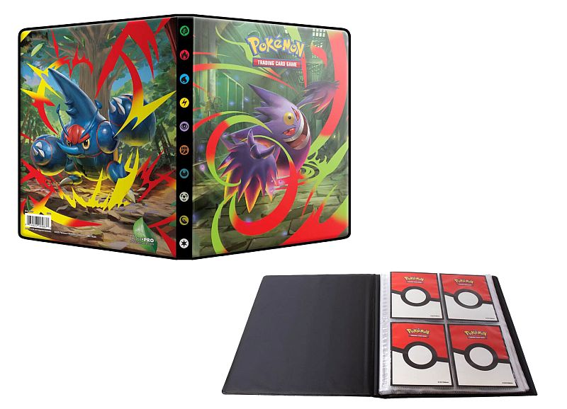 Mappe Pokemon Me02 Mega Evolution: Phantasmal Flames Album  -pocket  Holder 80 Kort     Oversized Kort  Ultrapro  16087