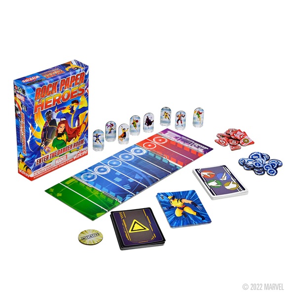 Marvel: Rock Paper Heroes Enter The Danger Room Board Game