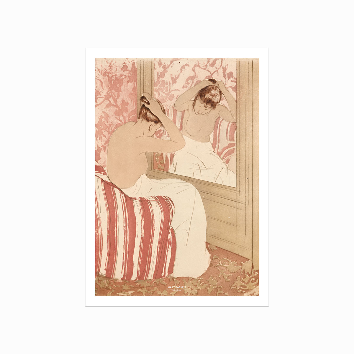 Mary Cassatt Plakat  The Coiffure