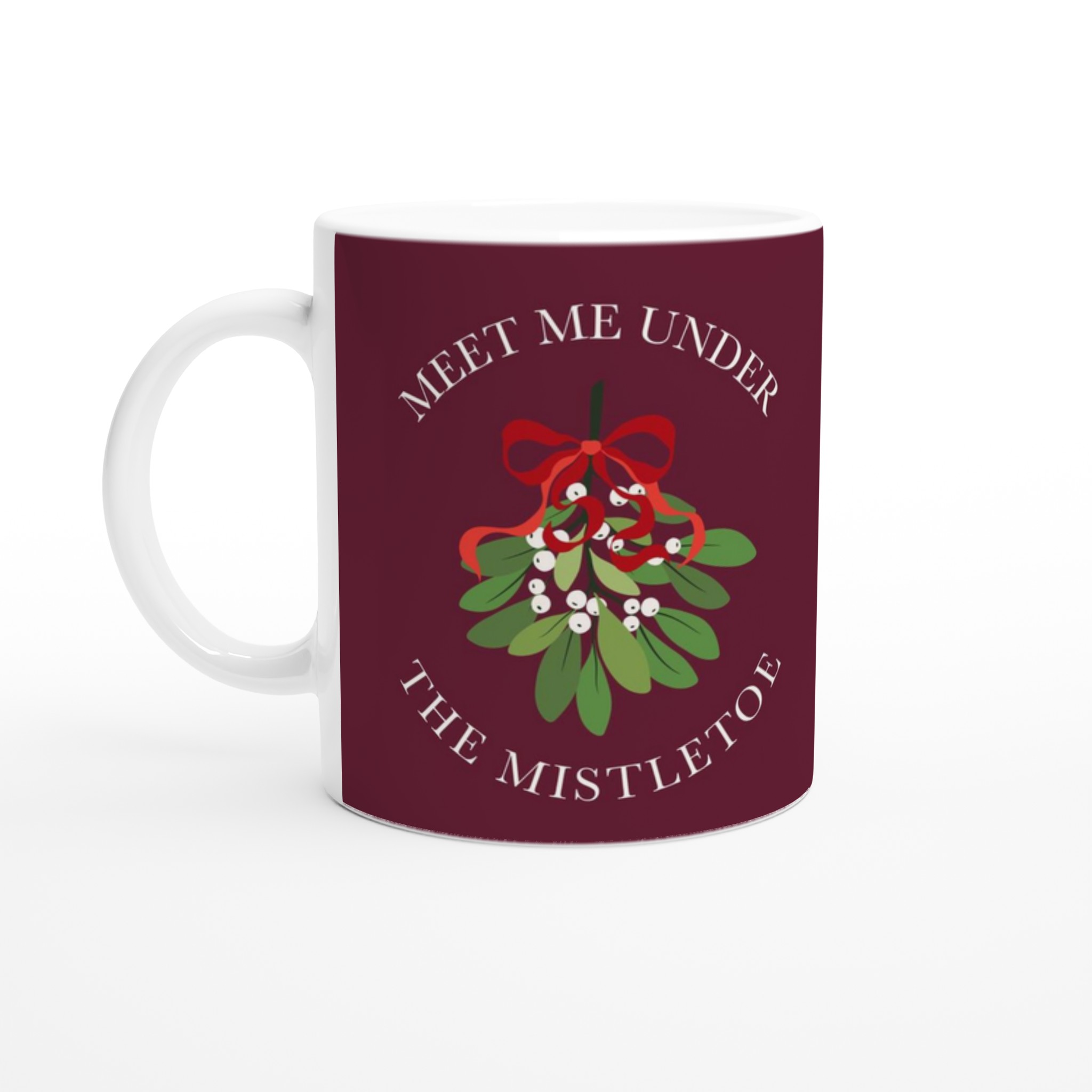 Meet Me Under The Mistletoe  Julekrus Med Flot Motiv  325 Ml
