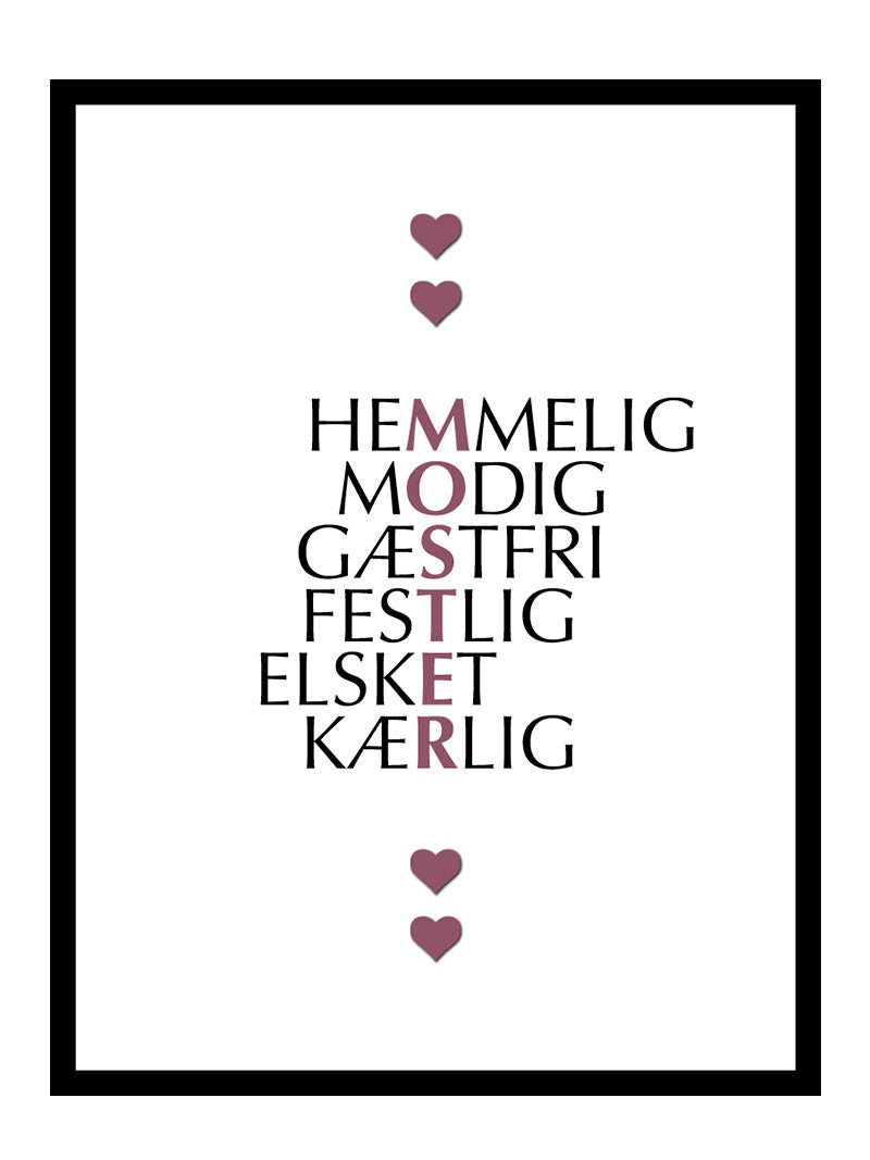 Moster Citat Plakat