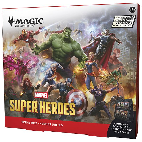 Mtg Marvel Super Heroes Scene Box: Heroes United