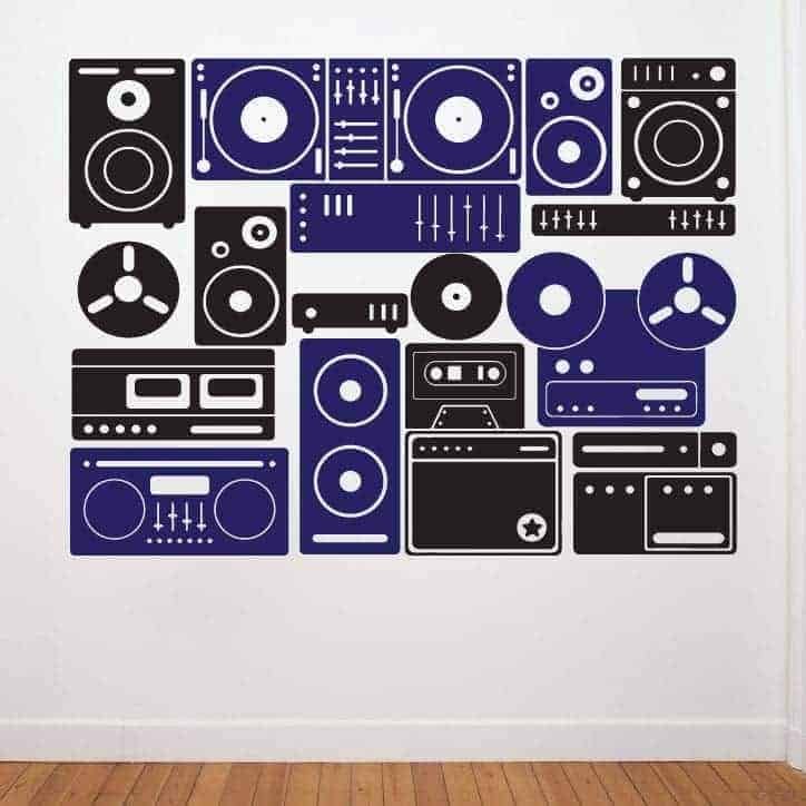 Musik Væg Wallsticker