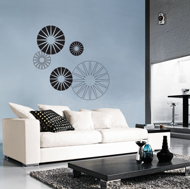 My Flowers Wallsticker Af Heidi Holm Pedersen  80x80 Cm