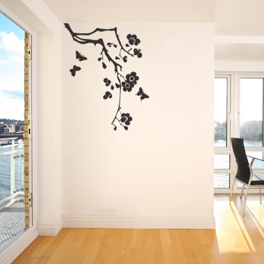 Myflowertree Wallsticker Af Heidi Holm Pedersen  40x50 Cm