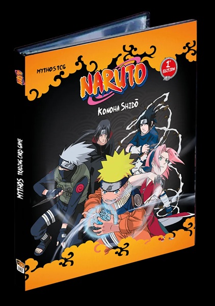 Naruto Mythos Trading Card Game  Tcg : Set 01 Konoha Shido Binder  1st Edition