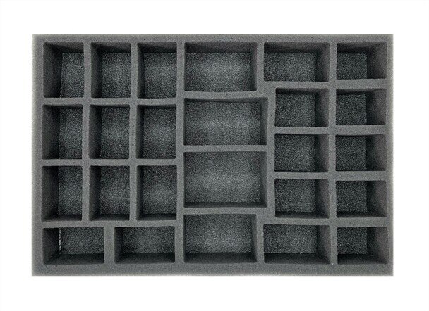 Necromunda  Goliath Stimmers Force Born And Mercator Sanguis Slaver Entourage Foam Tray  Bfs-