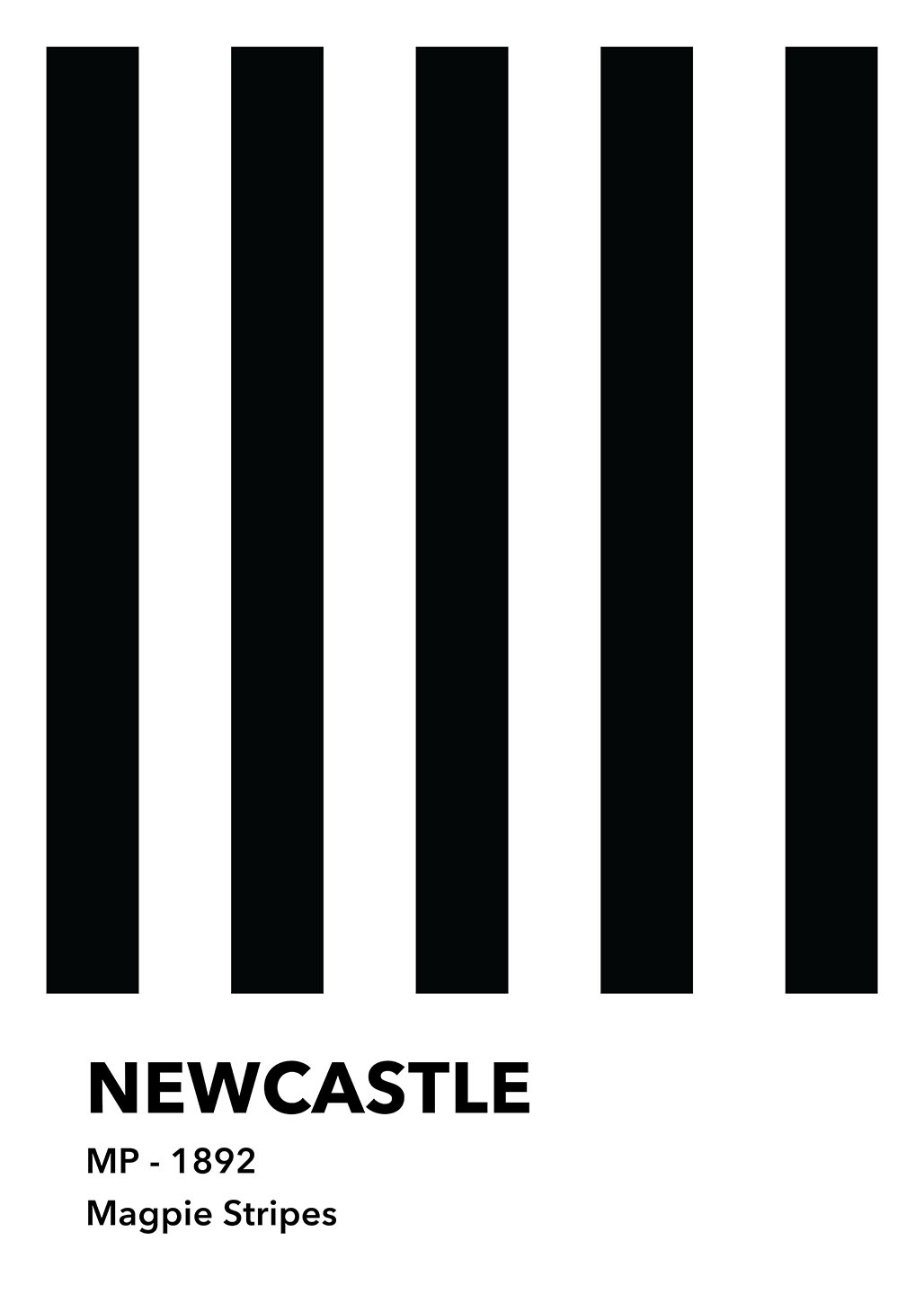 Newcastle Magpie Stripes Af Olé Olé