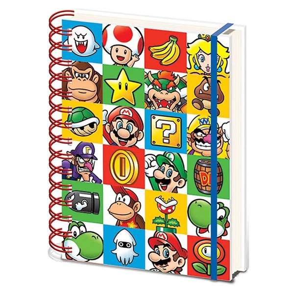 Nintendo: Super Mario Colour Block A5 Notebook