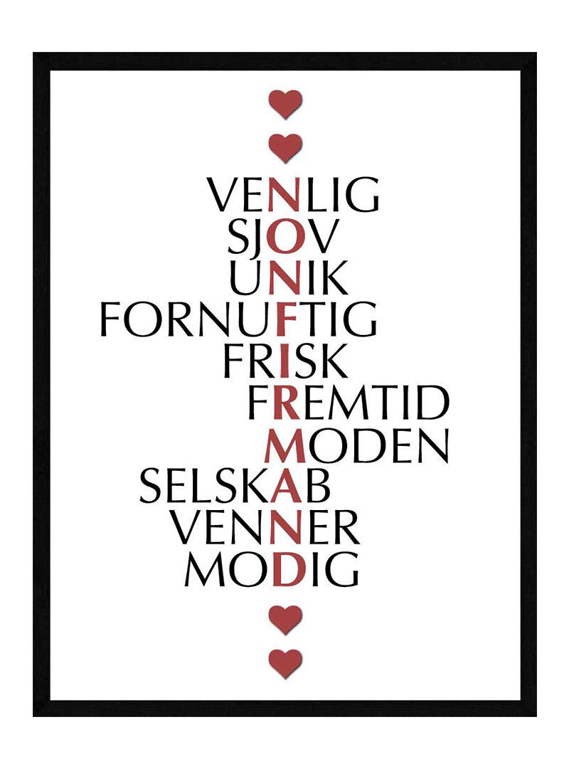 Nonfirmand Citat Plakat