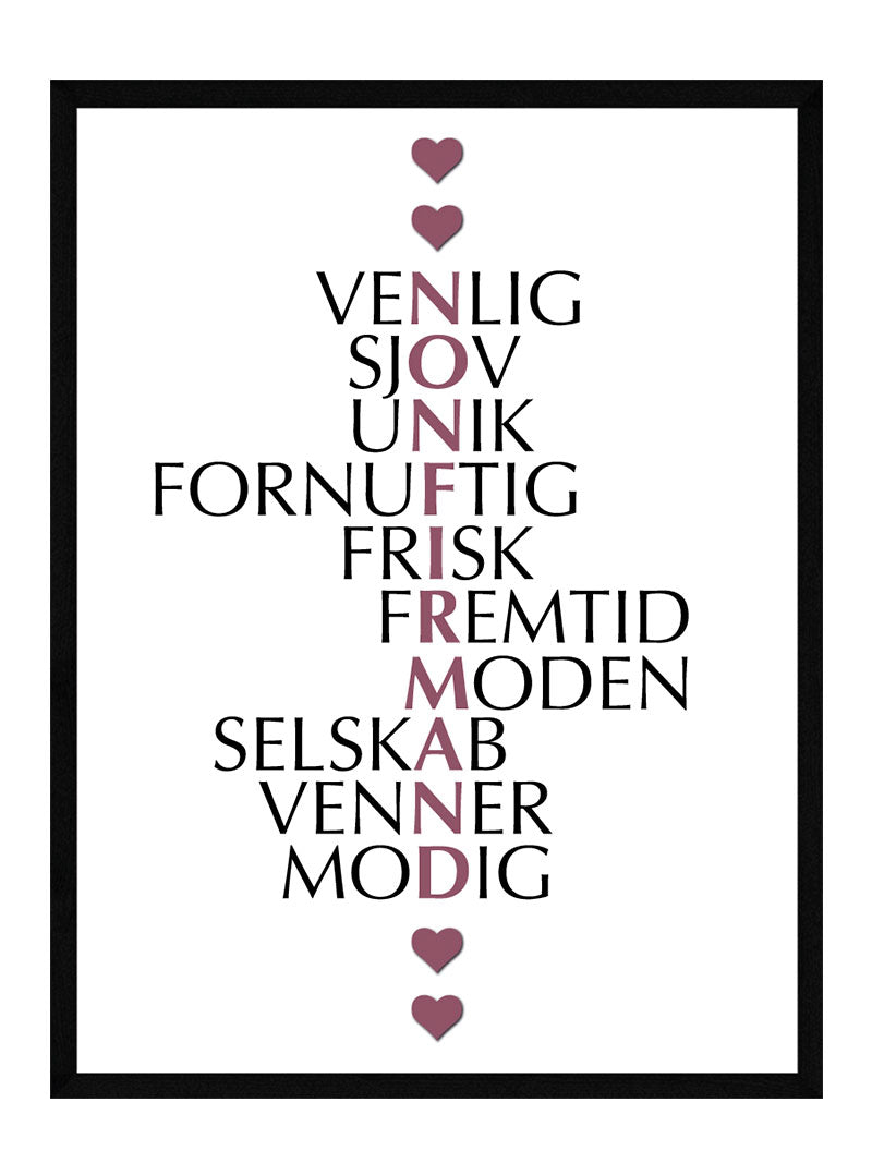 Nonfirmand Citat Plakat