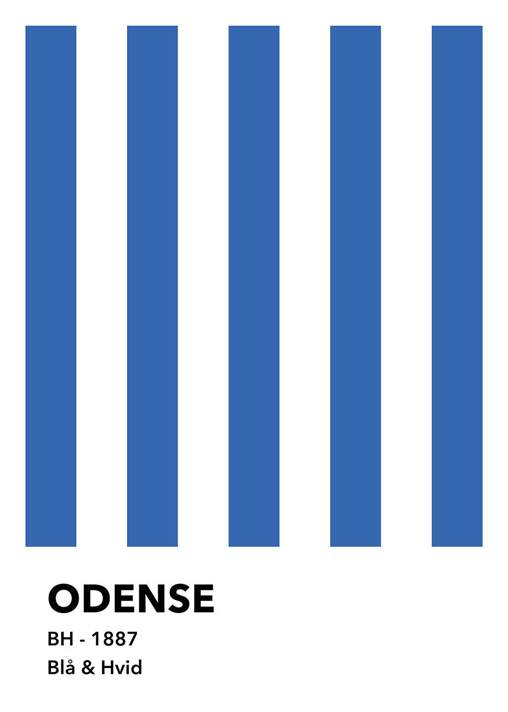 Odense Blå   Hvid Af Olé Olé