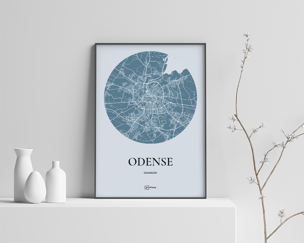 Odense Plakaten Havblå
