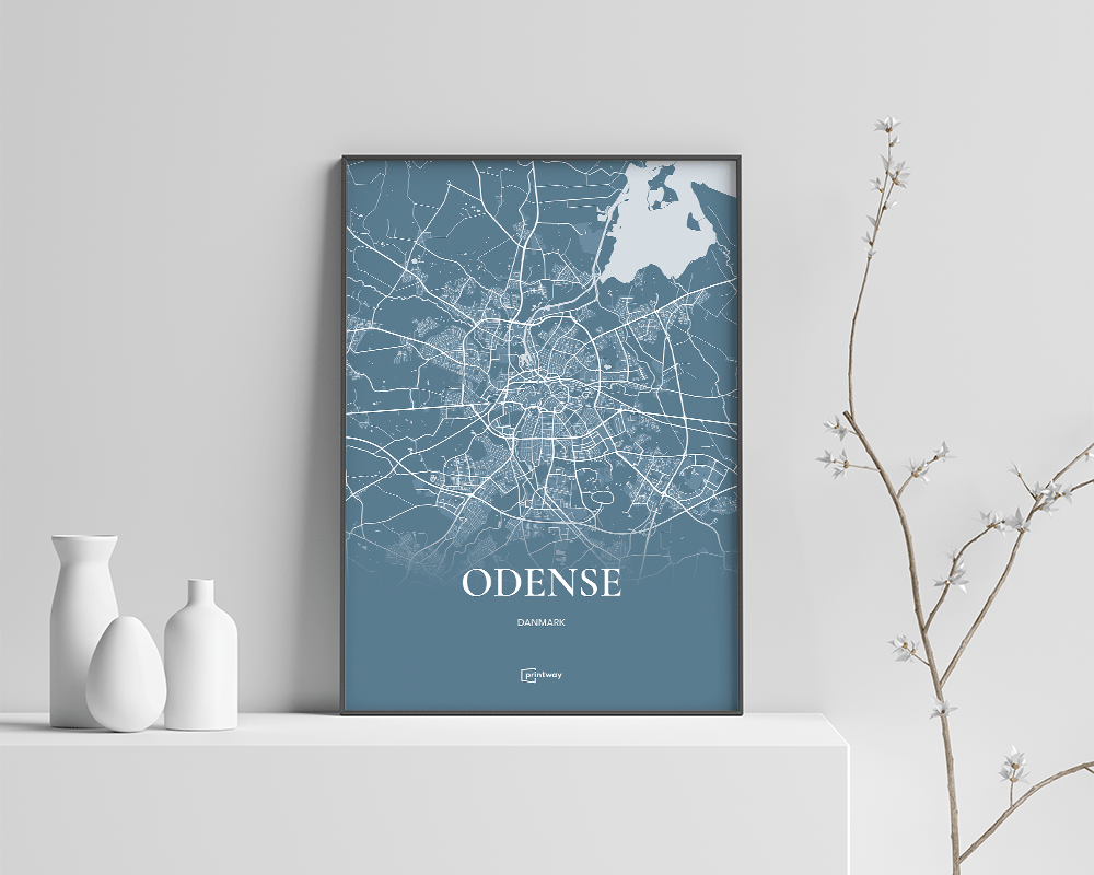 Odense Plakaten Havblå