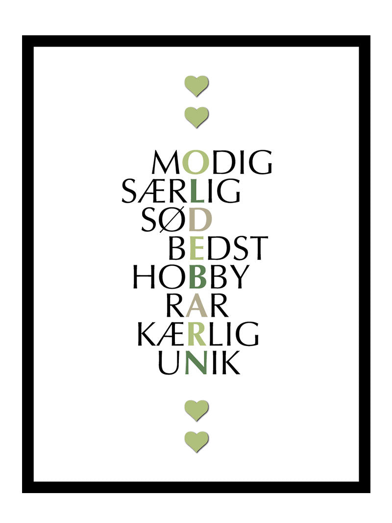 Oldebarn Citat Plakat