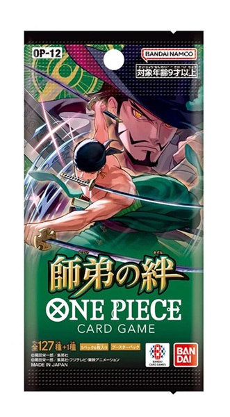One Piece Card Game: Japansk Japanese Op12 Legacy Of The Master Booster Pack
