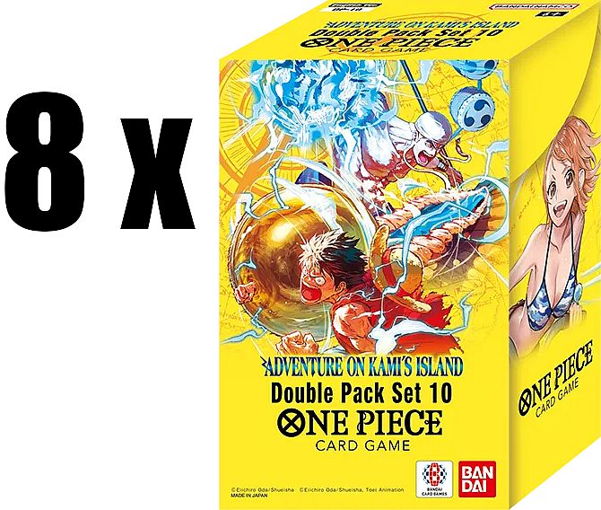 One Piece Card Game: Op15 Dp10 Double Pack Set Display    Double Pack Sets  16 Boosters