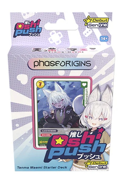 Oshi Push Vtuber Card Game: Gen One: Phase Origins: Starter Deck Tenma