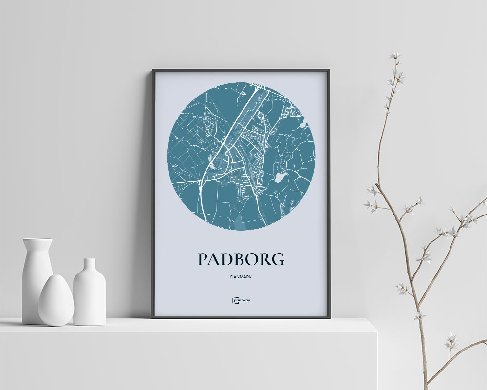 Padborg Plakaten Havblå
