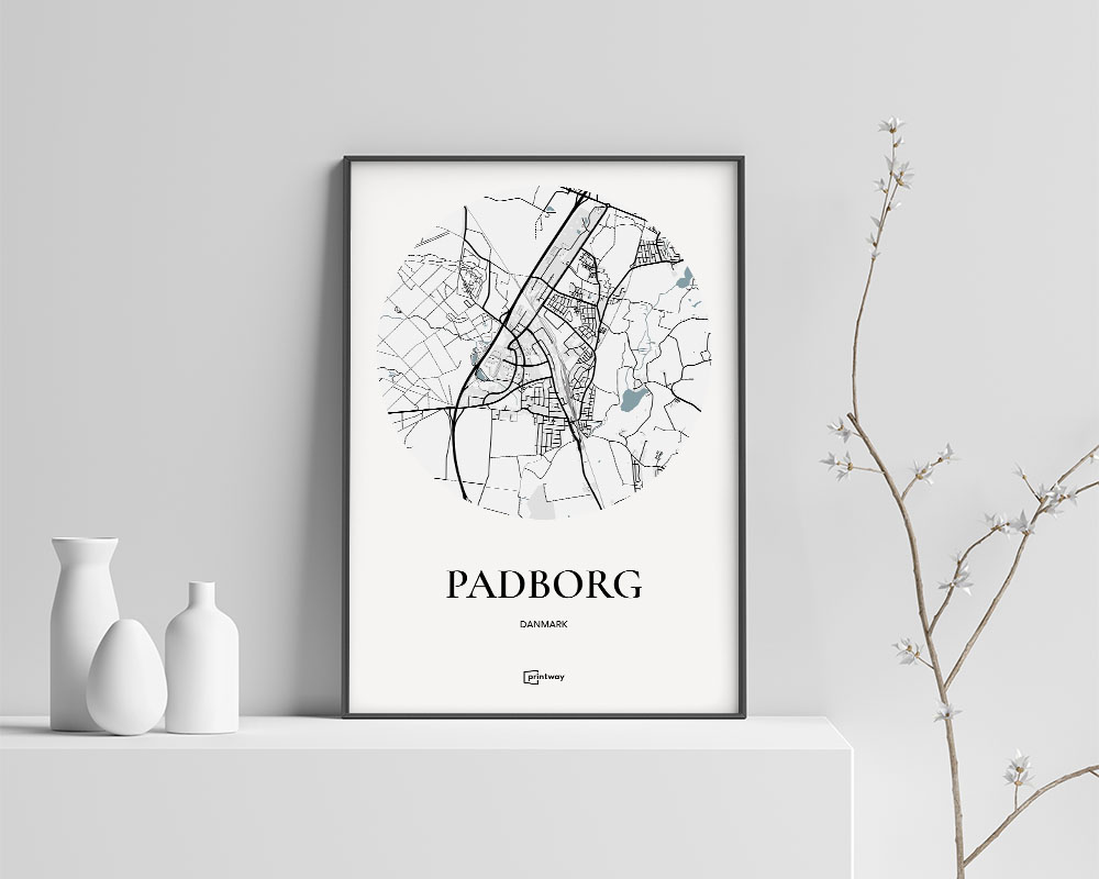 Padborg Plakaten Hvid