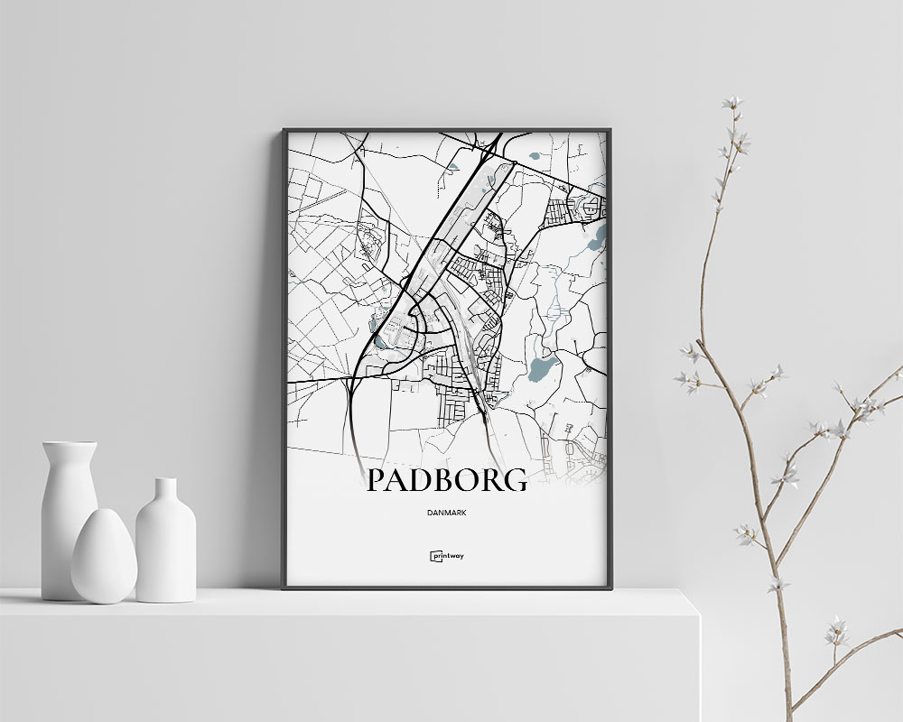 Padborg Plakaten Hvid