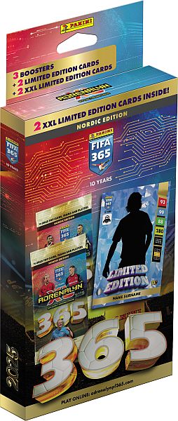 Panini Adrenalyn  : Fifa 365 2025 Nordic Edition    Maxi Blister   Boosters    Limited-kort Og      Limited-kort