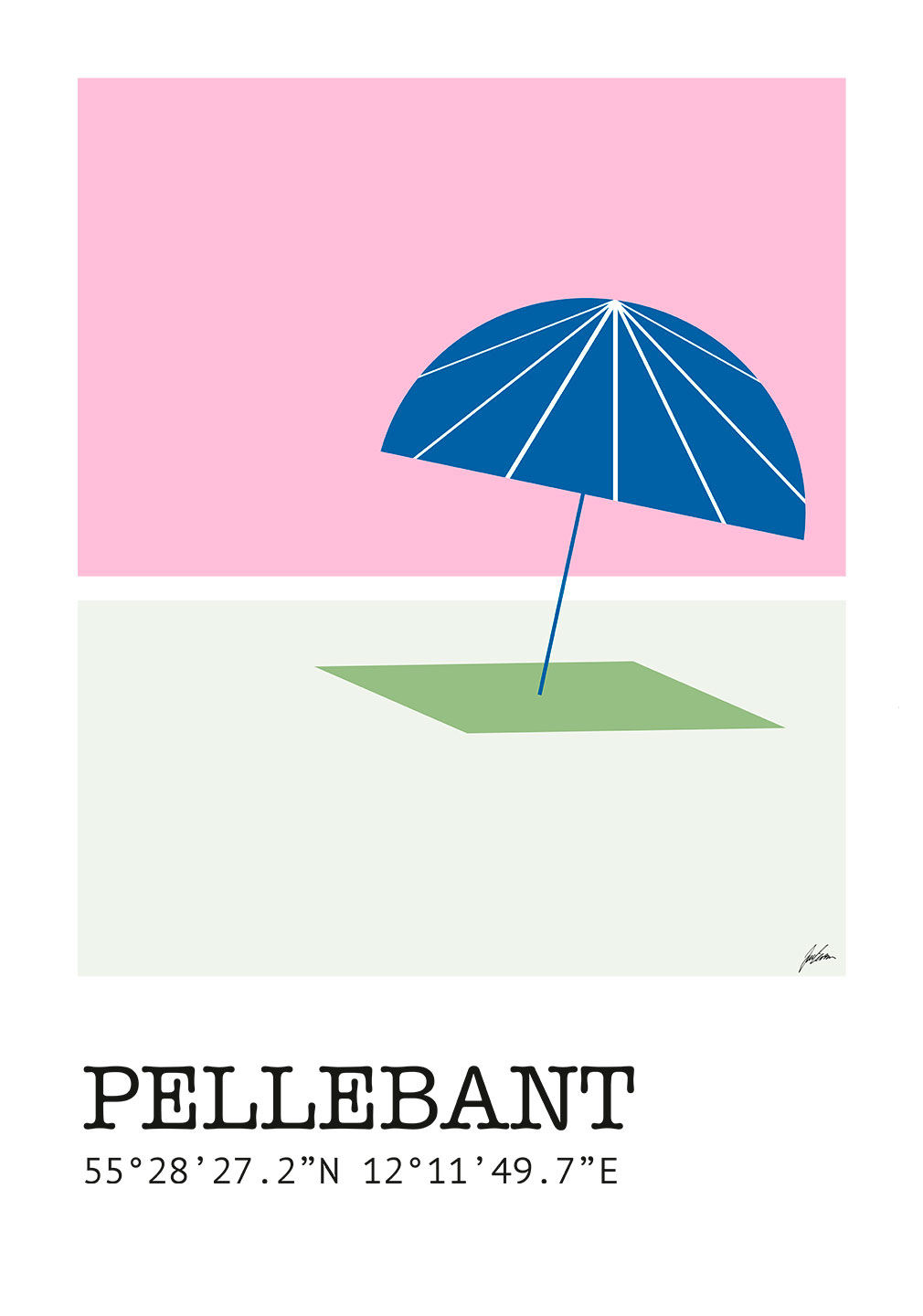 Pellebant     Af Justesen Plakater
