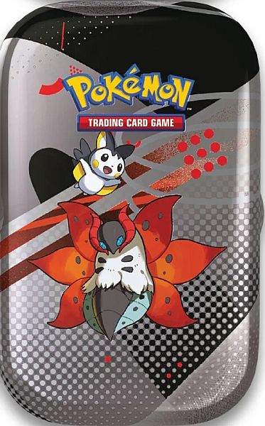 Pokemon Black Bolt   White Flare Mini Tin: Volcarona   Emolga