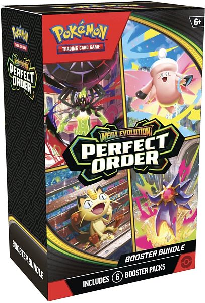 Pokemon Booster Pakke Me03 Mega Evolution: Perfect Order Booster Pack Bundle  Box Med   Boosters