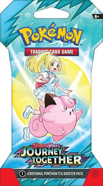 Pokemon Booster Pakke Sv09 Scarlet   Violet: Journey Together Sleeved Booster Pack  Quot Cardboard   Pap Blister Quot