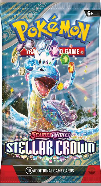 Pokemon Booster Pakke Sv07 Scarlet   Violet: Stellar Crown