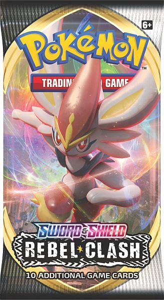 Pokemon Booster Pakke Swsh02 Sword   Shield: Rebel Clash Booster Pack