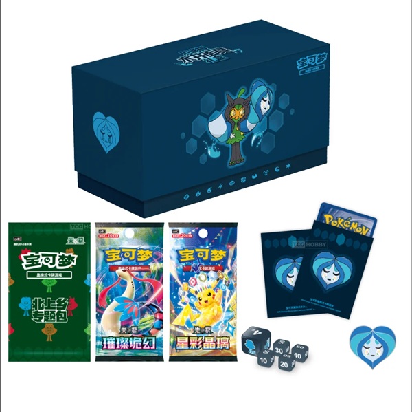 Pokemon Box Kinesisk Chinese Ogerpon Wellspring Mask Gift Box