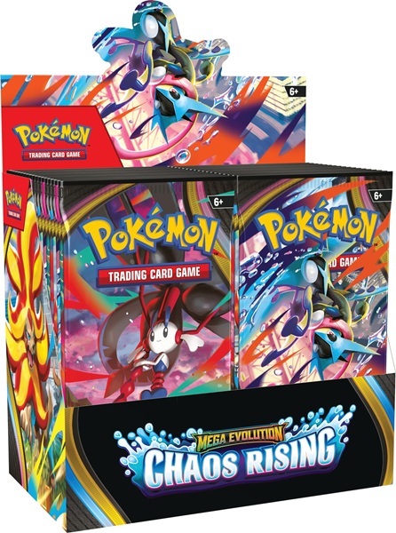 Pokemon Display  Booster Box  Me04 Mega Evolution: Chaos Rising 36 Boosters