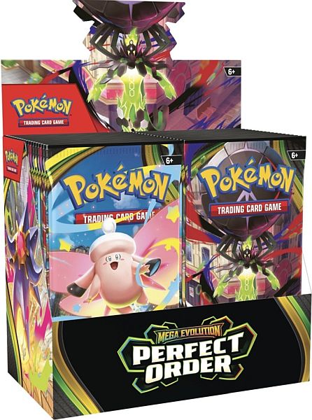 Pokemon Display  Booster Box  Me03 Mega Evolution: Perfect Order 36 Boosters