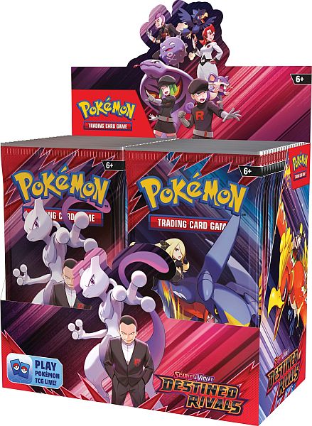 Pokemon Display  Booster Box  Sv10 Scarlet   Violet: Destined Rivals 36 Boosters