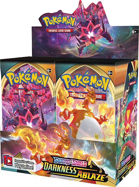 Pokemon Display  Booster Box  Swsh03 Sword   Shield: Darkness Ablaze 36 Boosters