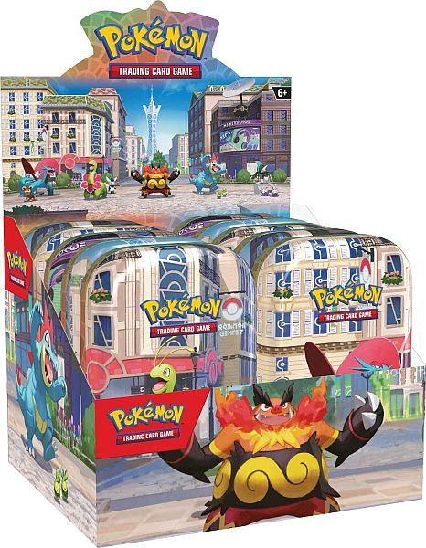 Pokemon Lumiose City Mini Tins Display 10 Mini Tins