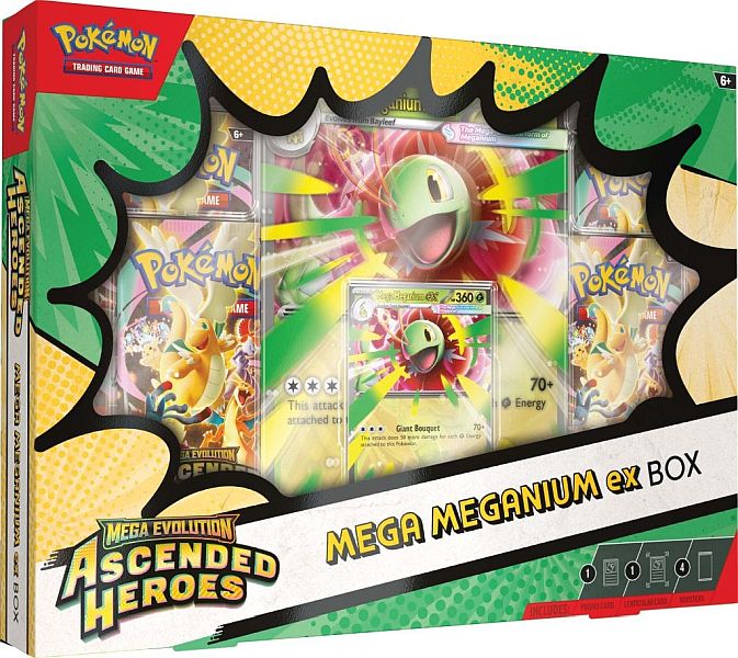 Pokemon Me02   Ascended Heroes: Mega Meganium Ex Box