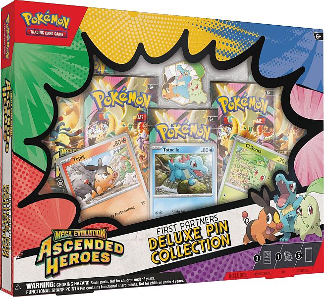 Pokemon Me02   First Partners Deluxe Pin Collection