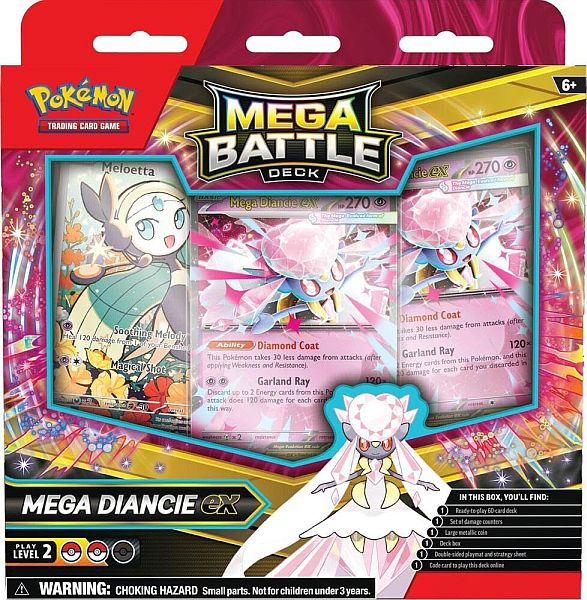 Pokemon Mega Battle Deck: Mega Diancie Ex  2025