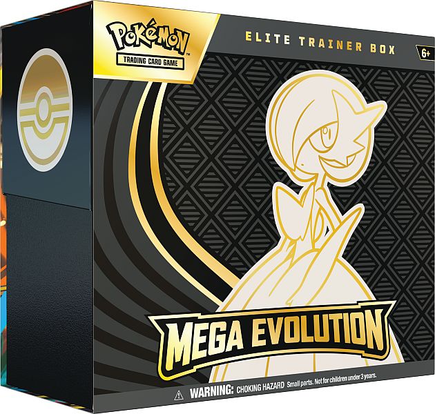 Pokemon Mega Evolution: Base Set Elite Trainer Box  Mega Gardevoir Alakazam  Boks Med   Boosters  Promokort   Tilbeh 195 184